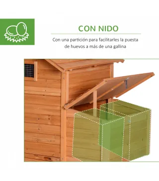 Gallinero de Madera Exterior