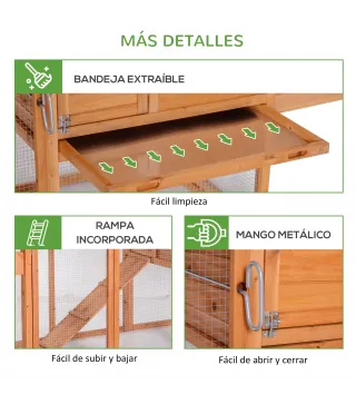 Gallinero de Madera Exterior
