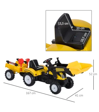 Tractor Pedales Excavadora