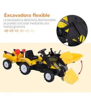 Tractor Pedales Excavadora
