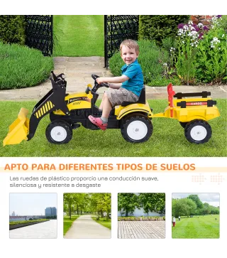 Tractor Pedales Excavadora