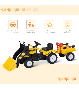 Tractor Pedales Excavadora