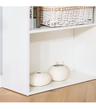 Mesa con Estantería Reversible