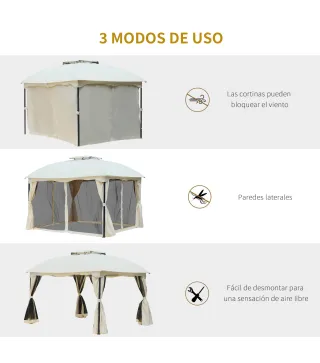 Cenador con Techo