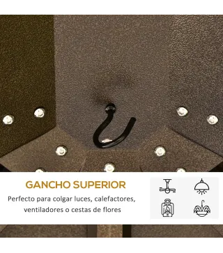 Cenador con Techo Exterior