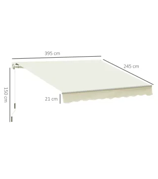 Toldo Manual Plegable