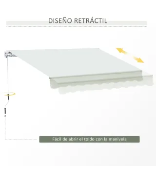 Toldo Manual Plegable