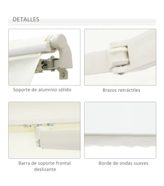 Toldo Manual Plegable
