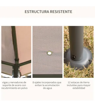 Cenador con Techo