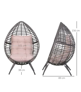 Sillón de Exterior de Ratán
