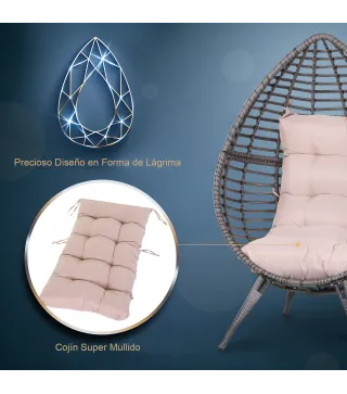 Sillón de Exterior de Ratán