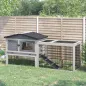 Casa para conejos de madera