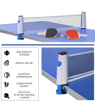 Mesa de Ping-Pong Plegable
