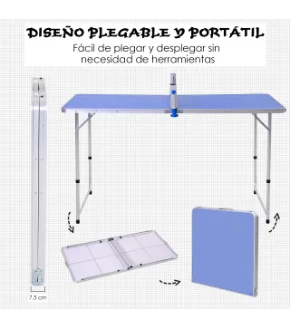 Mesa de Ping-Pong Plegable