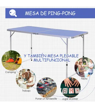 Mesa de Ping-Pong Plegable