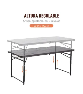 Mesa de Camping Plegable
