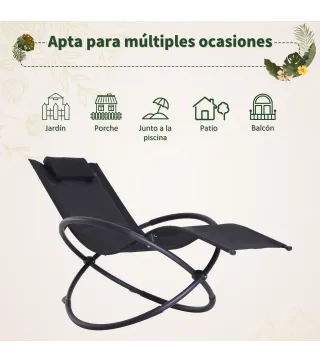 Tumbona Mecedora de Jardín