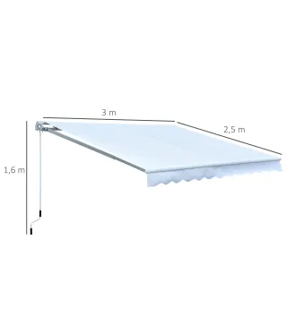 Toldo Manual Plegable