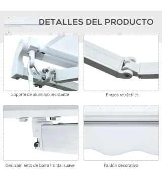 Toldo Manual Plegable