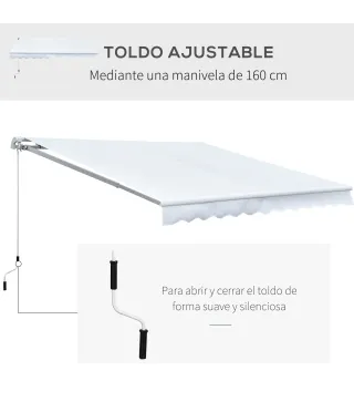 Toldo Manual Plegable