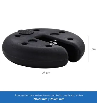 Juego de 4 Pesos para Gazebo
