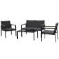 Conjunto 4 Piezas Muebles de Ratán