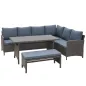 Conjunto 4 Piezas Muebles de Ratán