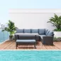 Conjunto 4 Piezas Muebles de Ratán