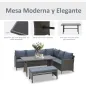 Conjunto 4 Piezas Muebles de Ratán