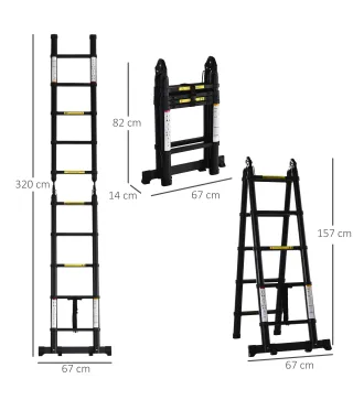 Escalera Telescópica Multifuncional