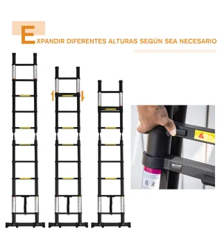 Escalera Telescópica Multifuncional