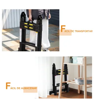 Escalera Telescópica Multifuncional