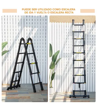 Escalera Telescópica Multifuncional