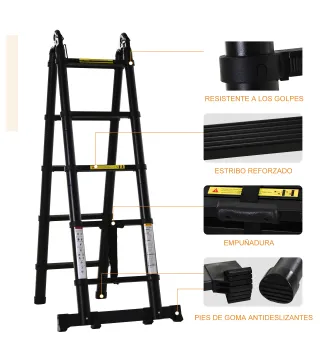 Escalera Telescópica Multifuncional