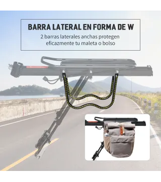 Portaequipajes Posterior para Bicicletas