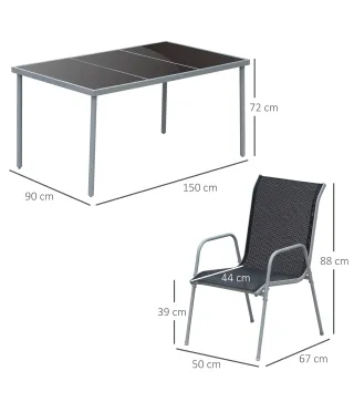 Conjunto de Comedor para Jardín
