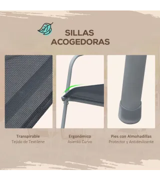 Conjunto de Comedor para Jardín
