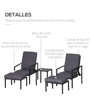 Conjunto de Muebles de Jardín