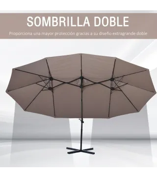 Sombrilla Doble