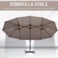 Sombrilla Doble Sombrilla Doble