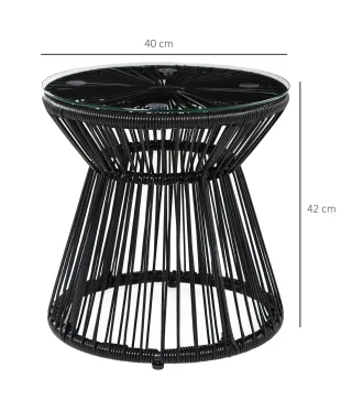 Mesa de Ratán