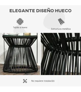 Mesa de Ratán