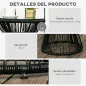 Mesa de Ratán