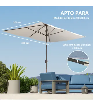 Toldo de Sombrilla