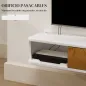 Conjunto Mueble TV y Estante de Pared con Armario y Compartimentos Abiertos Organización de Espacio y Montaje en Pared
