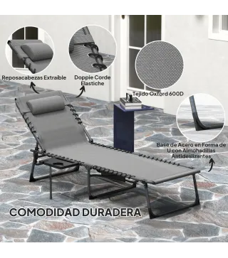 Tumbona Plegable