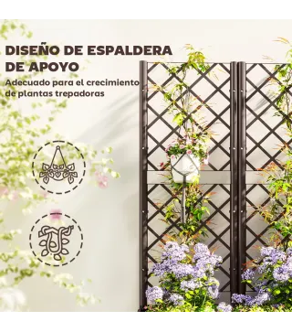 Jardinera con Enrejado