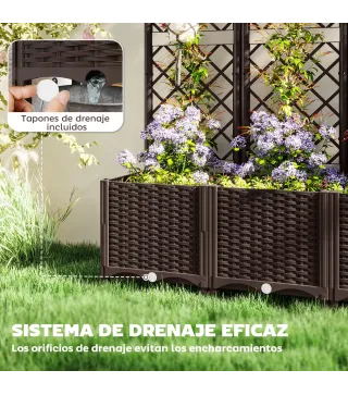 Jardinera con Enrejado