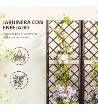Jardinera con Enrejado