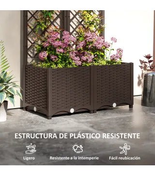 Jardinera con Enrejado